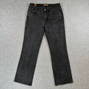 Wrangler Jeans Women 10R Regular Rise Bootcut Dark Wash Black Aura WKPH90554